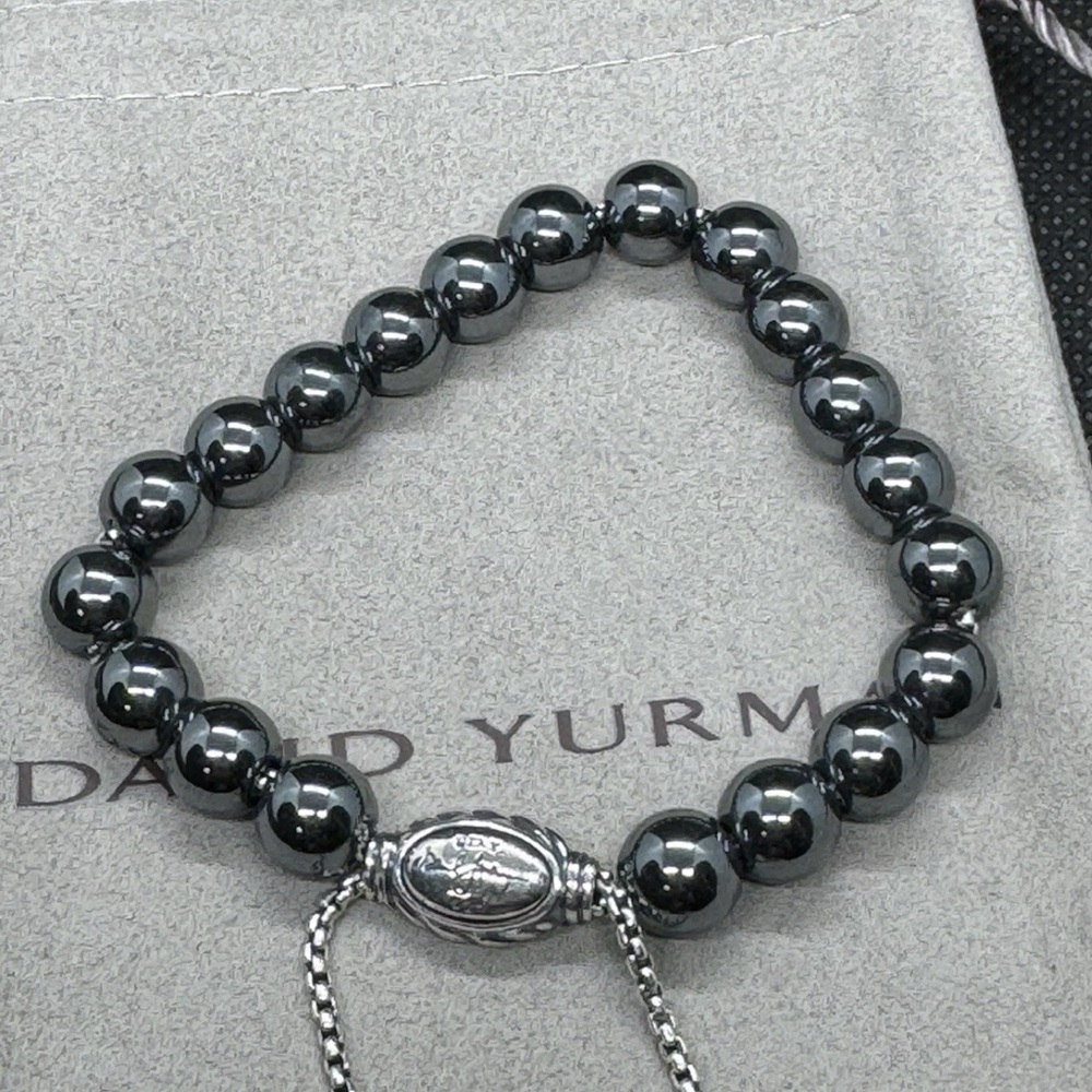 David Yurman SILVER Bracelet Spiritual With Dustbag GORGEOUS!!!☝🏻😍🔥🔥❤️